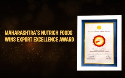 Nutrich Foods Awarded for Outstanding Export Performance & Boosting Maharashtra Trade